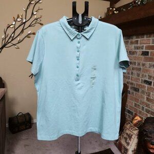NWT LizGolf shirt sz 2X